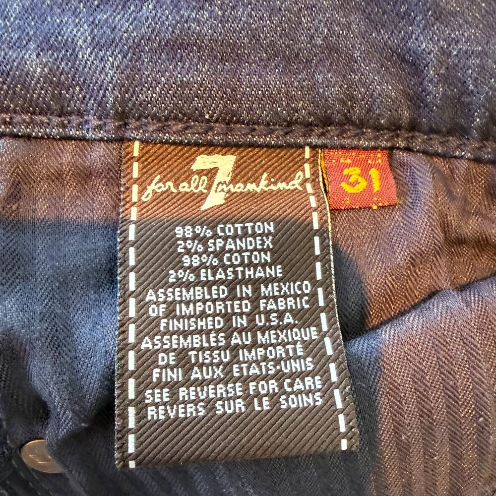 7 For All Mankind Gwenevere Skinny Jeans Size 31 - Picture 6 of 6